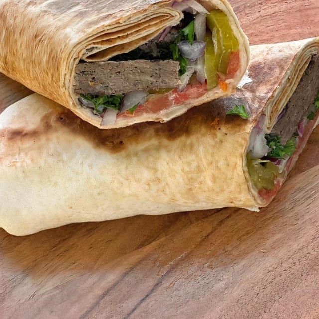 Beef Kafta Wrap.