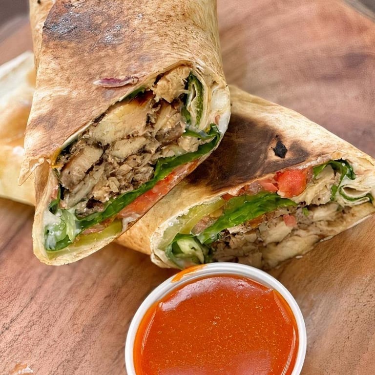 Delicious Chicken Shawarma Awaits